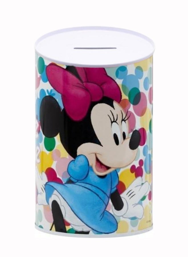 STOR METALLIC COIN BOX MINNIE FEEL GOOD MONEY BANK - Image 1
