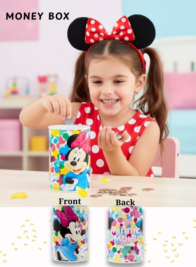 STOR METALLIC COIN BOX MINNIE FEEL GOOD MONEY BANK - Image 2