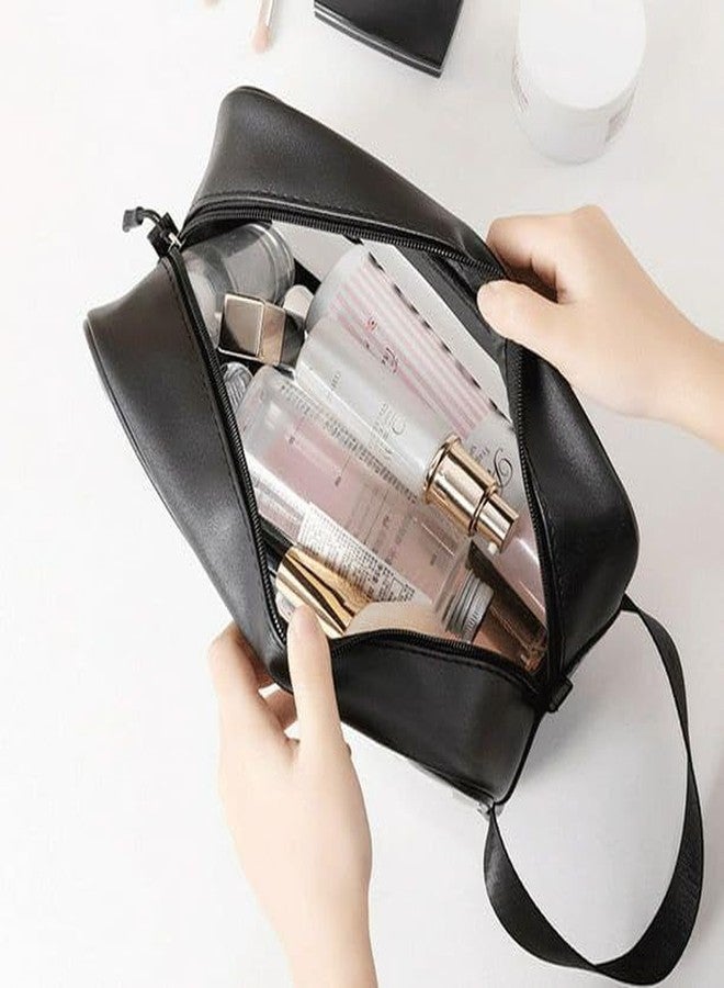 Ritmo صندوق تخزين منظم مكياج ريتومو - علبة مستحضرات التجميل والعناية بالبشرة والجمال مع غطاء شفاف للعرض ودرجين - طاولة الحمام. - Image 5