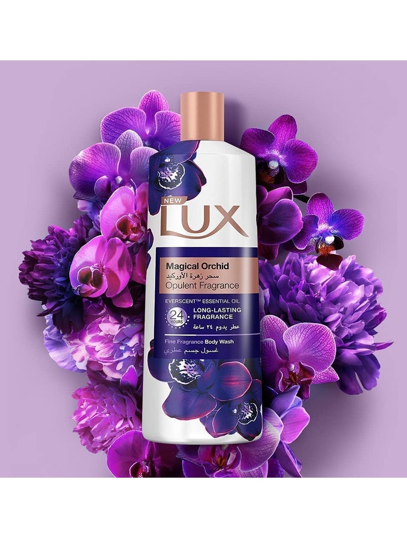 Lux Lux Perfumed Body Wash Magical Orchid for 24 Hours Long Lasting Fragrance 500ml  - Image 3
