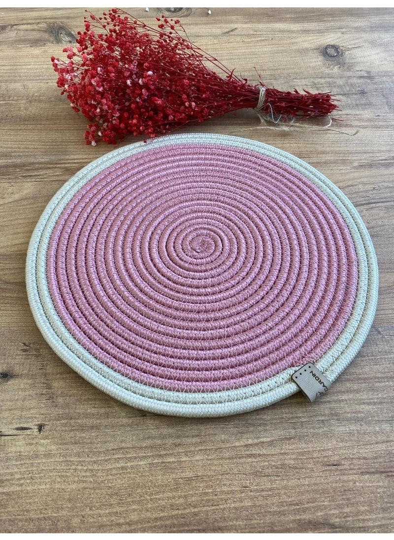 BDZ Deri BDZ Leather Jute Wicker American Service Mat  - Image 2