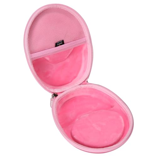 Aproca Case Compatible with Belkin SoundForm Mini Wireless Bluetooth Headphones Storage Portable Bag for Accessories Pink Case Only - Image 3