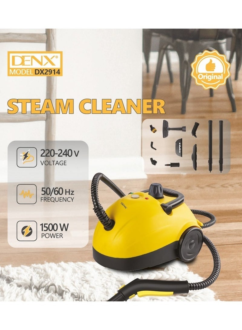 Denx Steam Cleaner for Home Deep Cleaning & Disinfection – Multi-Purpose High-Pressure Steam Machine for Tiles, Carpets, Furniture, Kitchen Appliances & Upholstery, Portable Chemical-Free Cleaning - Image 2