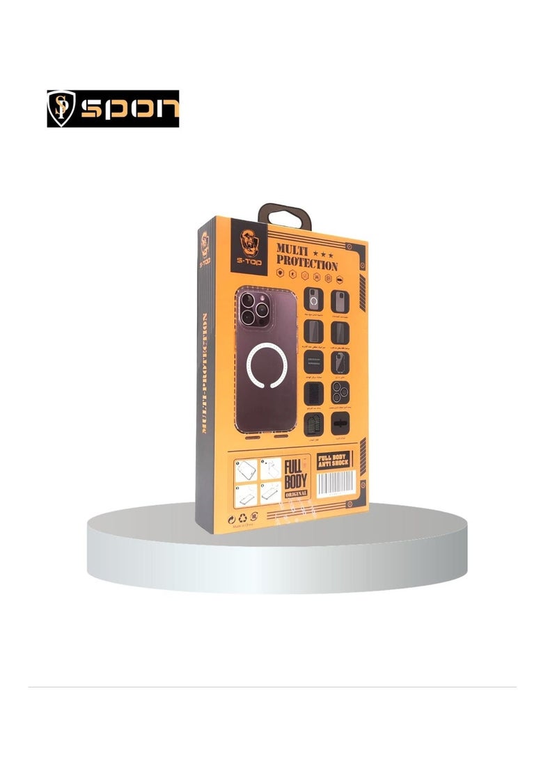 اس-توب بكج حماية ايفون 14 برو 10in1 ماركة S-TOP - Image 2