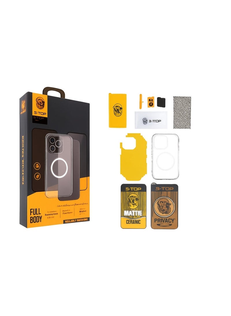 اس-توب بكج حماية ايفون 14 برو 10in1 ماركة S-TOP - Image 1