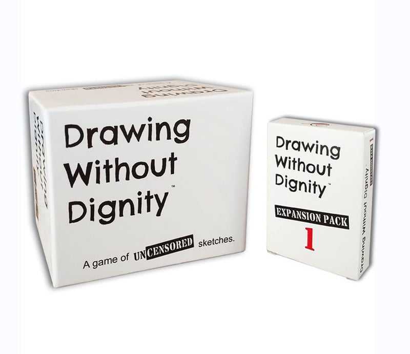 Drawing Without Dignity Combo Pack Party Game Expansion Pack 1 A Twisted Funny Adult Party Game Version of The Classic Drawing Game - Image 2