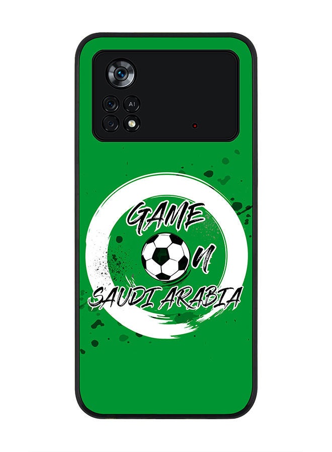 Stylizedd Rugged Black edge case for Poco M4 Pro 4G Slim fit Soft Case Flexible Rubber Edges Anti Drop TPU Gel Thin Cover - Game on Saudi Arabia - Image 1