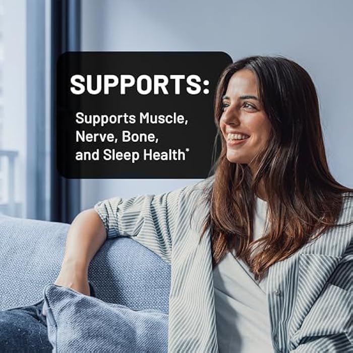 NatureWise Magnesium Glycinate 625 mg - High Absorption Chelated Magnesium Glycinate for Sleep, Relaxation, Muscle & Bones* - Gentle on Stomach, Vegan, Non-GMO - 90 Capsules[90-Day Supply] - Image 2