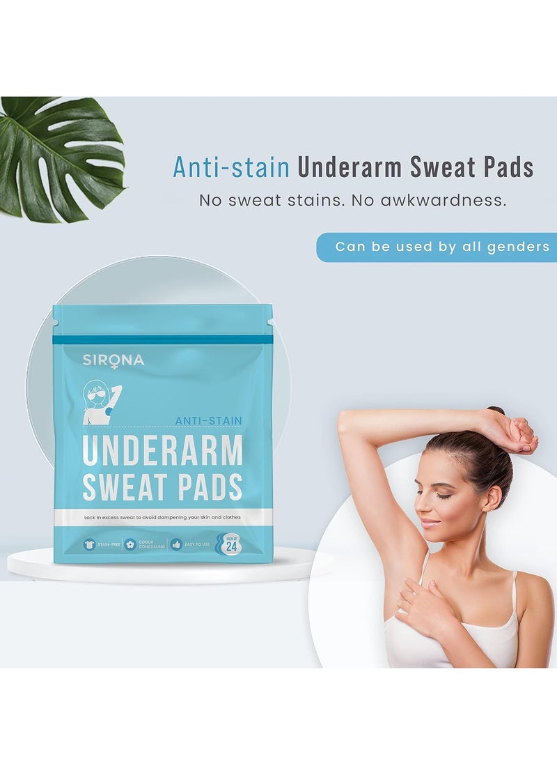 Sirona - Underarm Sweat Pads 24 Pcs - Image 1