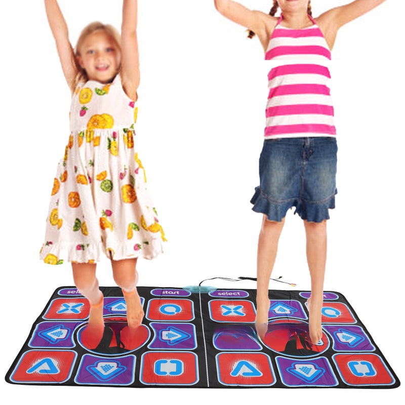 Dance Mat Musical Electronic Double User Rhythm Portable Electric Dance Floor Mat for Kids Adult - Image 2