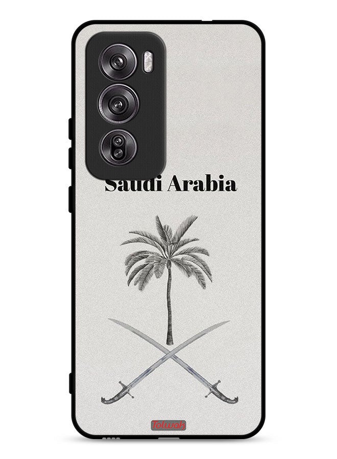 Tolwak Oppo Reno12 Pro 5G Protective Case Cover Kingdom Of Saudi Arabia Sign Art  - Image 1