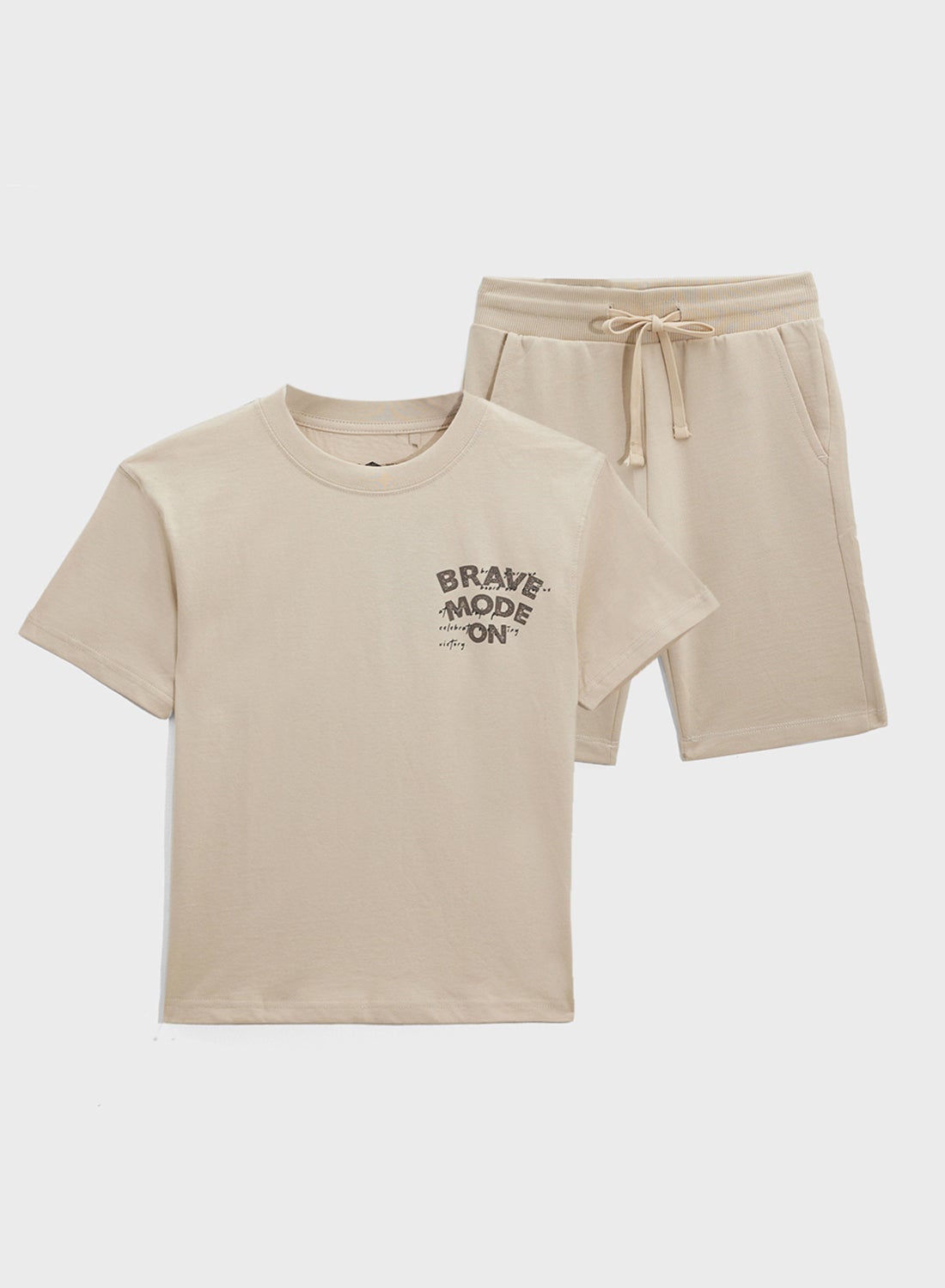 Styli New York Print Oversized T-Shirt & Shorts Set | Best