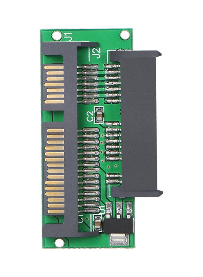 1.8In Micro SATA To SATA 2.5 SSD Hard Drive Disk Adapter Card For Laptop Multicolour - Image 2