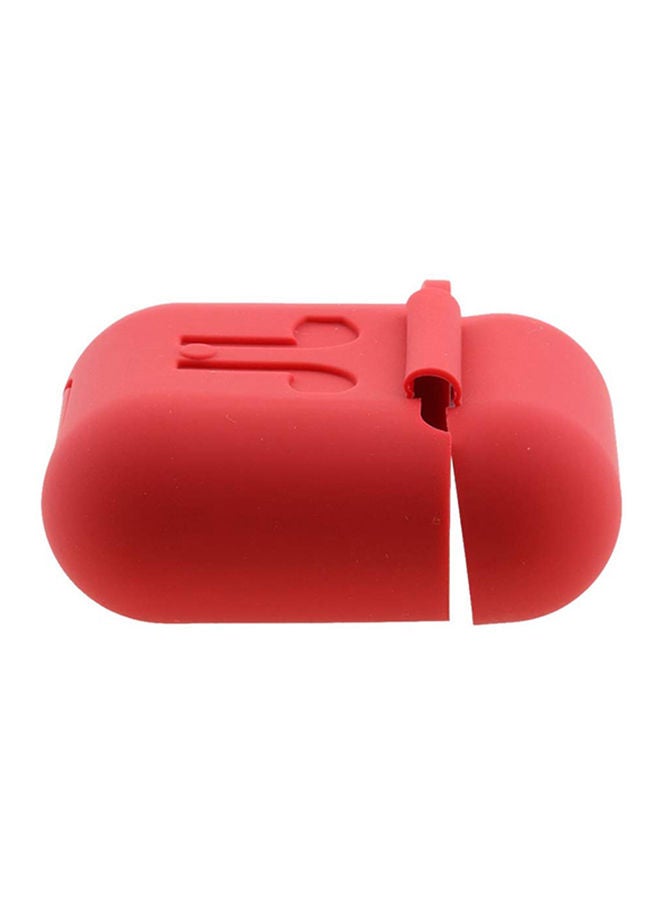 NIBEMINENT Protective Silicone Headset Case Cover For Apple AirPods Red - Image 4