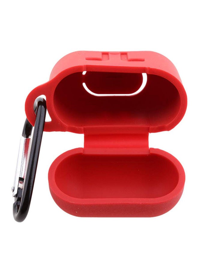 NIBEMINENT Protective Silicone Headset Case Cover For Apple AirPods Red - Image 3