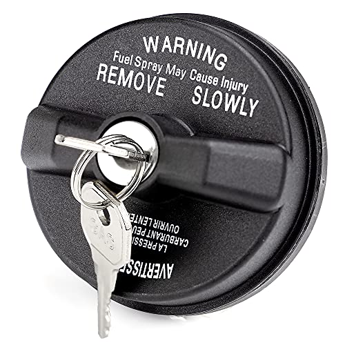 ROVIKE Locking Gas Cap, Lock Fuel Cap For Jeep Wrangler JK TJ, Liberty, Cherokee, Compass, Grand Cherokee, Commander, Patriot & Dodge Ram 1500 2500,Journey,Caravan,Charger,Challenger,Dakota,Durango,Avenger - Image 1
