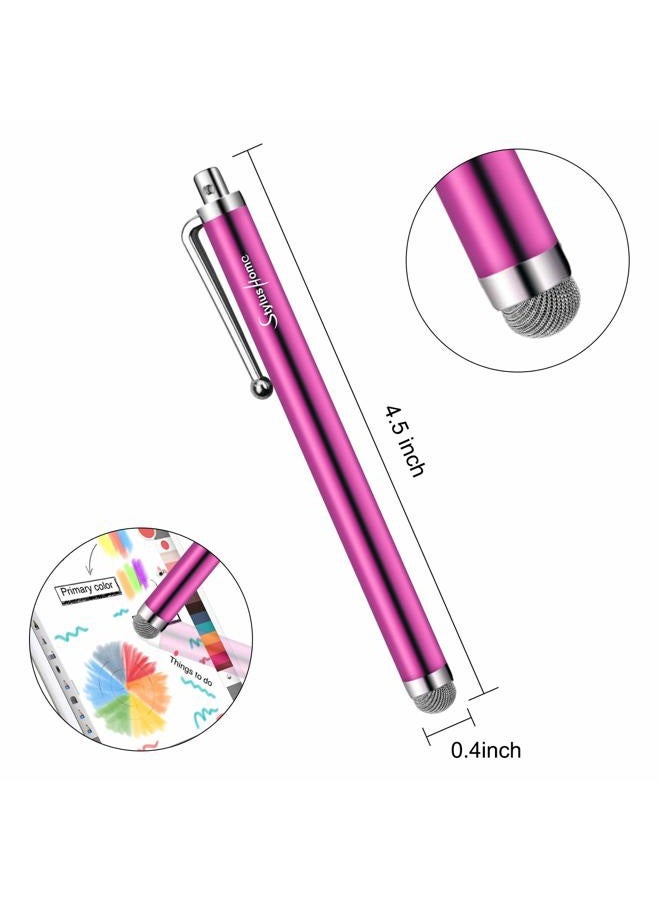 StylusHome Stylus Pens for Touch Screens, 10 Pack Mesh Fiber Tip Stylus Pens for ipad iPhone Tablets Samsung All Precision Capacitive Universal Touch Screen Devices - Image 2