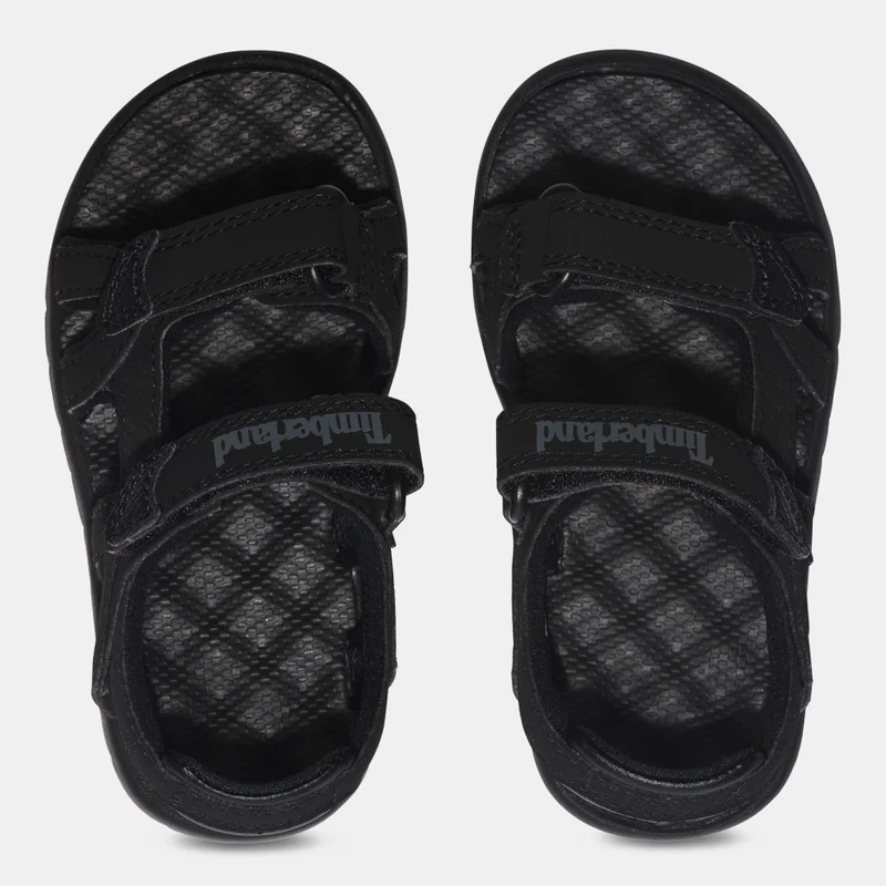 Timberland Black Kids' Perkins Row 2-Strap Sandals  | Best Price UAE