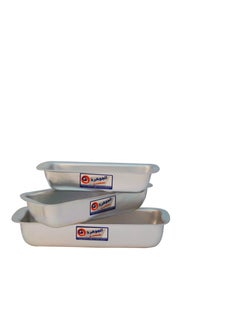 Rectangular Cake pan 3 pieces Aluminum  El Gawhara - pzsku/Z59C88F3605240932A75FZ/45/_/1705488394/1bac9761-cb05-4ed8-8b24-aeff98db61a1