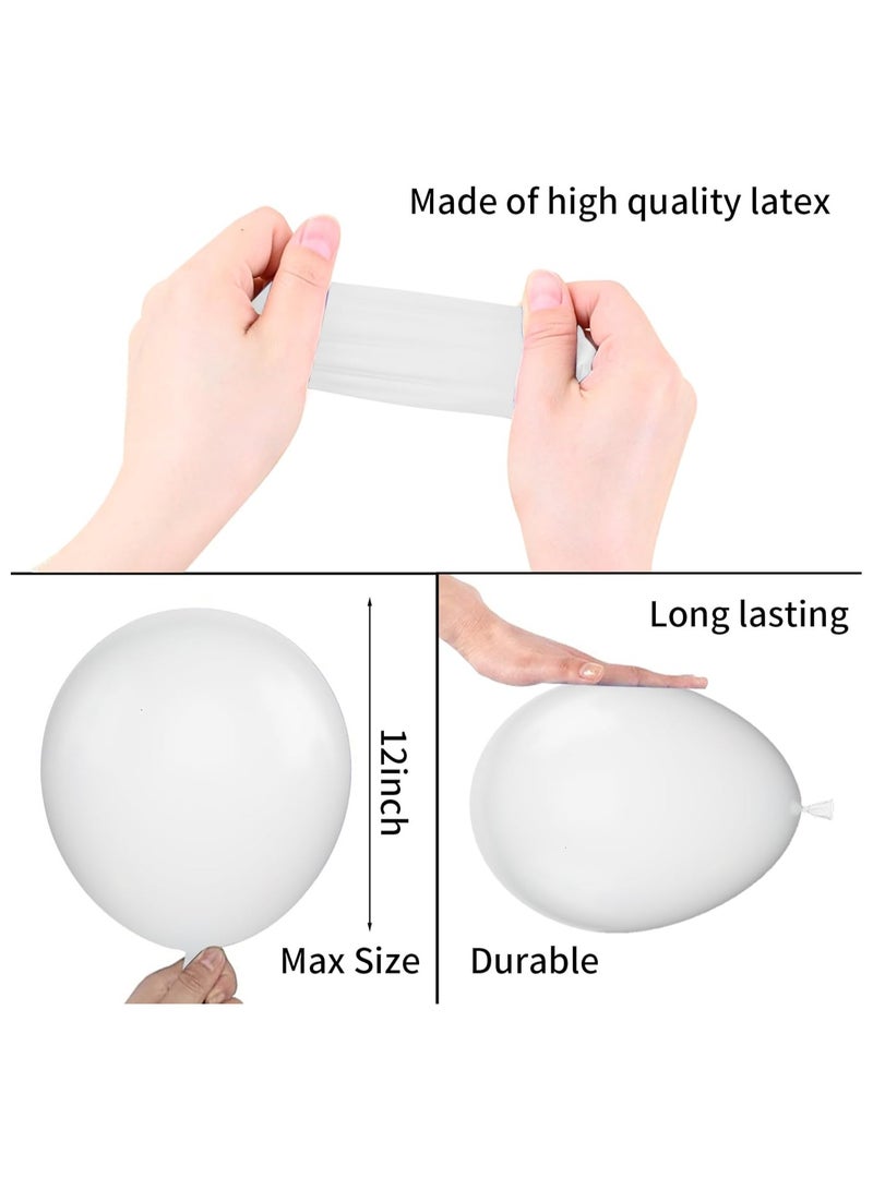 Home zone 60 pcs 12 inch Metallic Gold White Balloons with Confetti Balloons Metallic Gold White Party Balloons Decorations for Wedding Baby Shower - Image 3