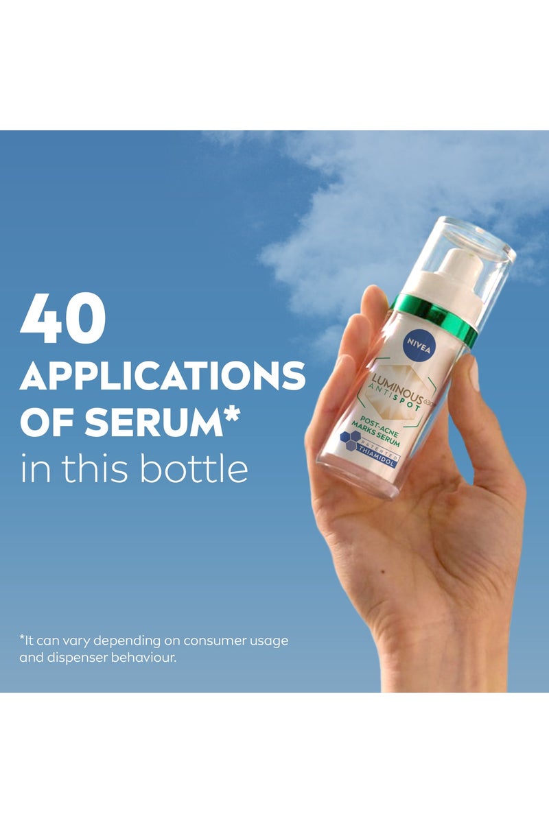 Nivea سيروم الوجه لومي نوس630 لتوحيد لون البشرة وعلاج آثار العيوب مع حمض الساليسيليك - Image 5