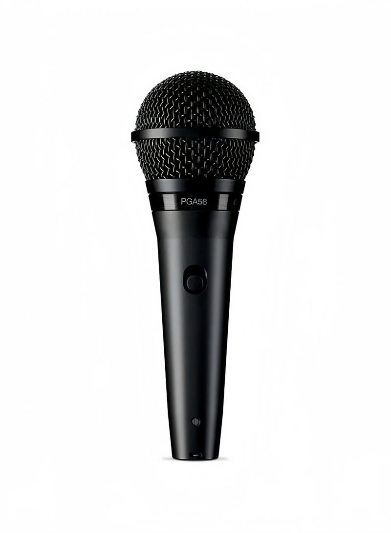 Shure Incorporated Cardioid Dynamic Vocal Microphone PGA58-XLR Black - Image 1
