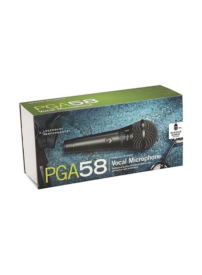 Shure Incorporated Cardioid Dynamic Vocal Microphone PGA58-XLR Black - Image 3