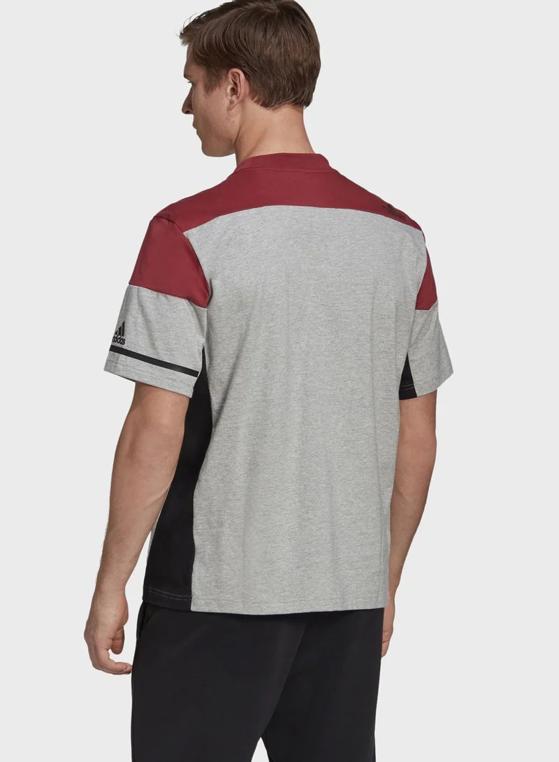 Adidas Z.N.E. Colour Block T-Shirt