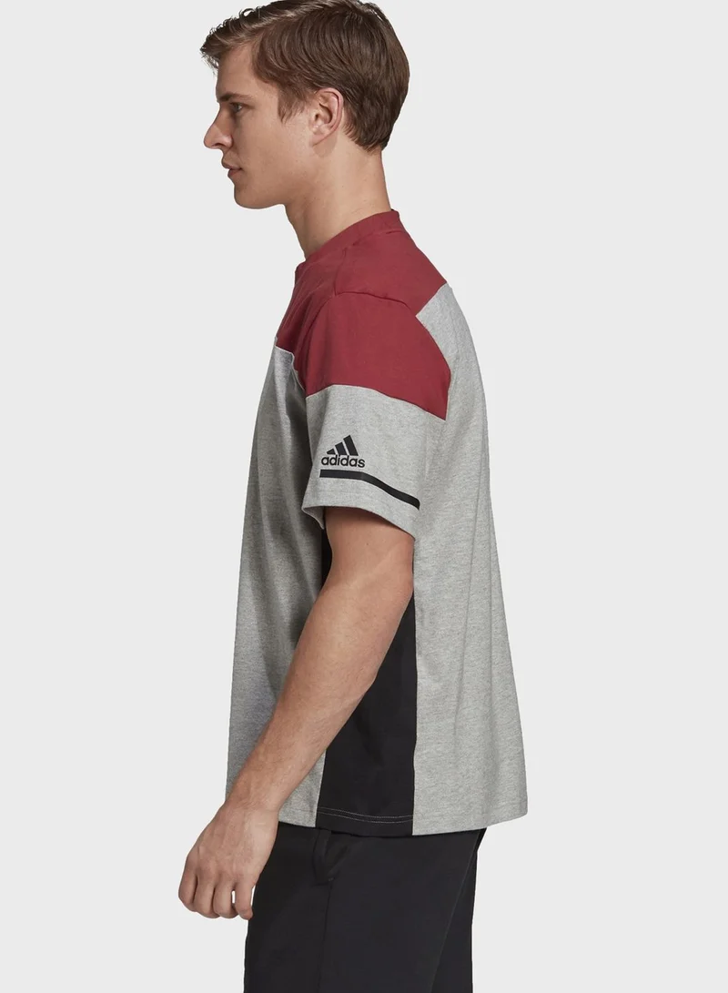 Adidas Z.N.E. Colour Block T-Shirt
