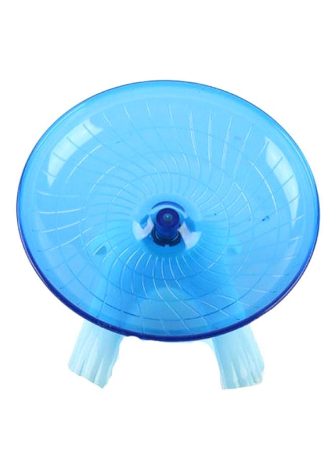 NIBEMINENT Silent Flying Saucer Wheel Toy Blue