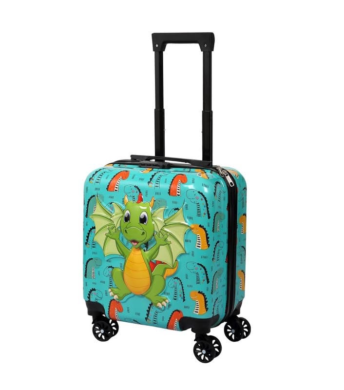 Polo Class Trendy Cute Kids Trolley Bag - Green - Image 2