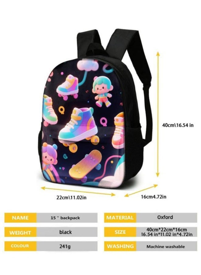 Bright Li Fire Cute cartoon bag set | shoulder + handbag + stationery bag | school season/holiday gift hot recommendation  - Image 5