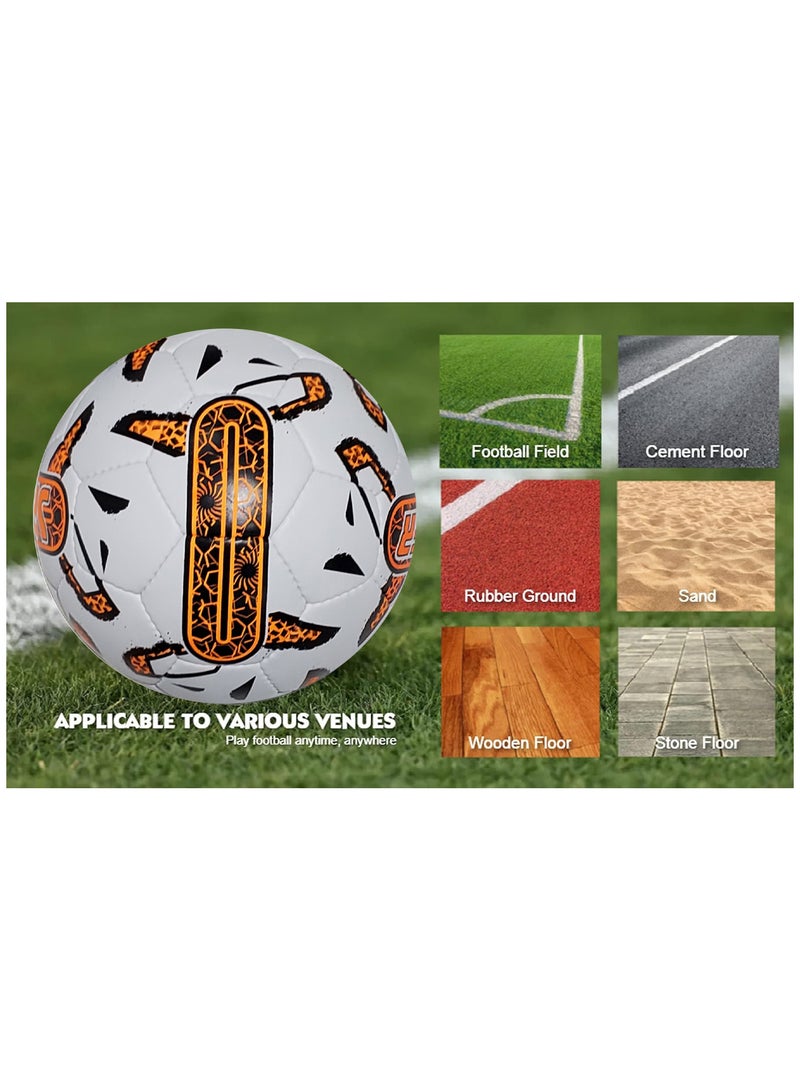 Spall Football Soccer Ball For Matches World Cup Best Indoor/Outdoor Water Proof Ball For Professional Training And Match Men And Women Youth And Adult - Image 4