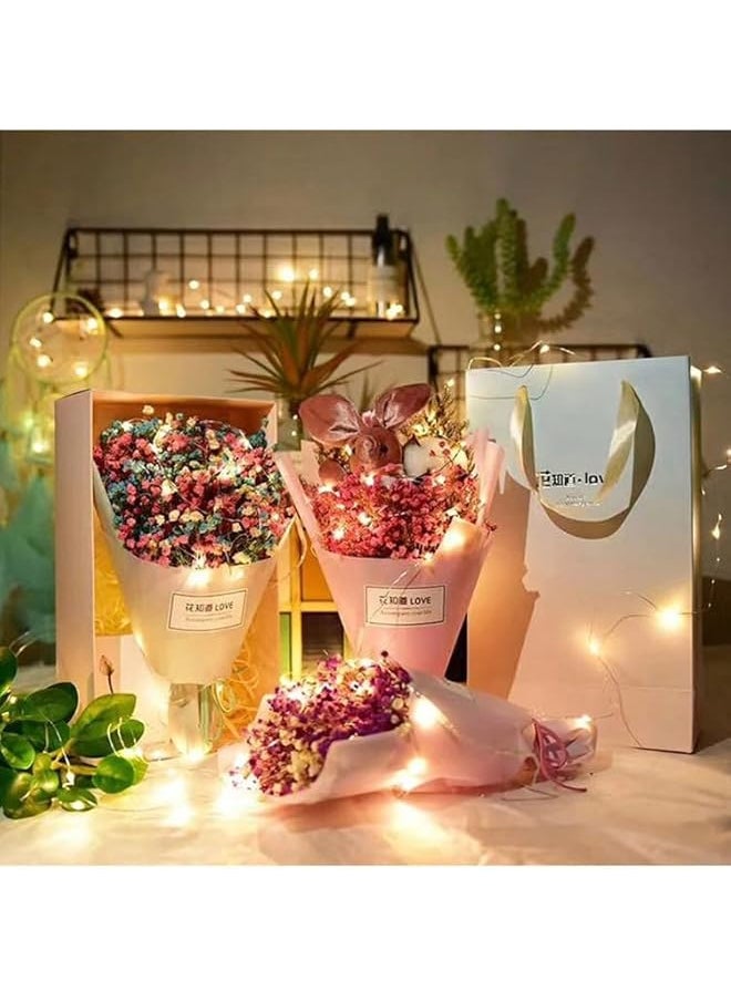 The Bros 10PCS LED Fairy String Lights, 20 LEDs Small Fairy Lights Copper Wire String Lights for Home Party, Wedding Party, Festival Decoration 2M Warm White  - Image 3