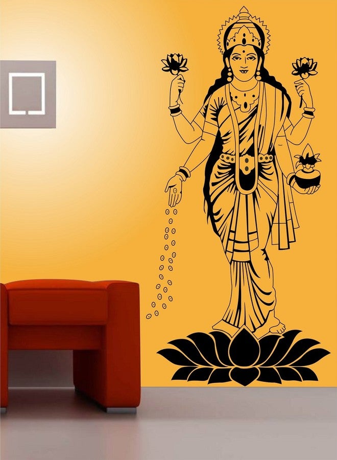 Asmi Collections Wall Stickers Goddess Maa Lakshmi - Image 1