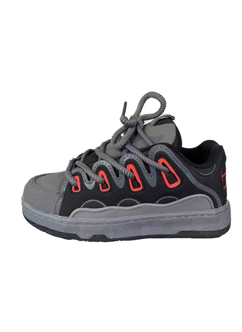 KUYING - New Thick Sole Elevated Board Shoes - Image 1