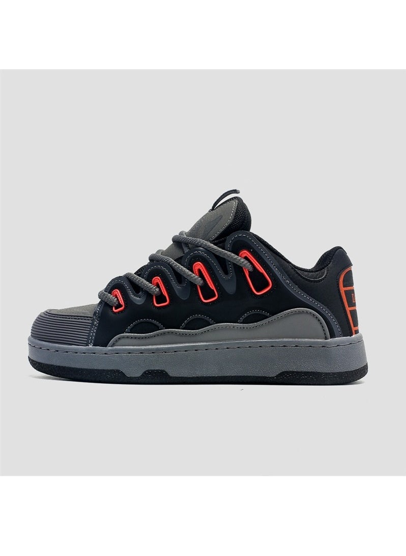 KUYING - New Thick Sole Elevated Board Shoes - Image 1