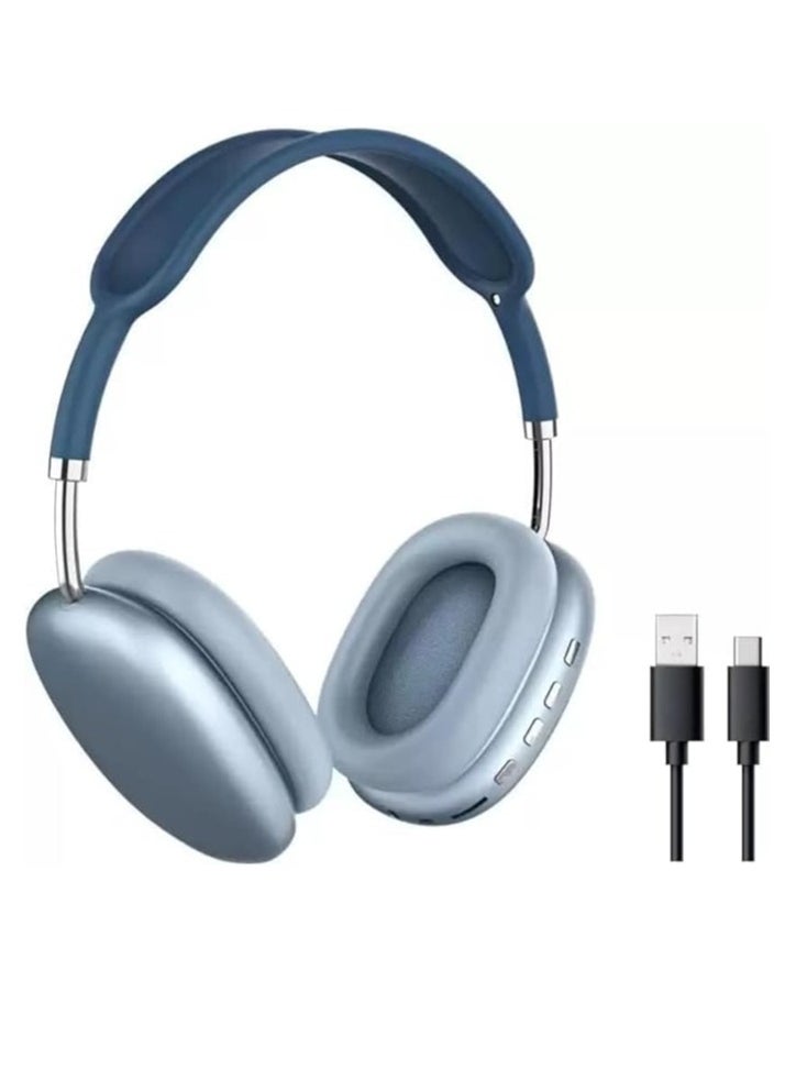 Generic - Wireless Bluetooth Headset P9 - Blue - Image 1