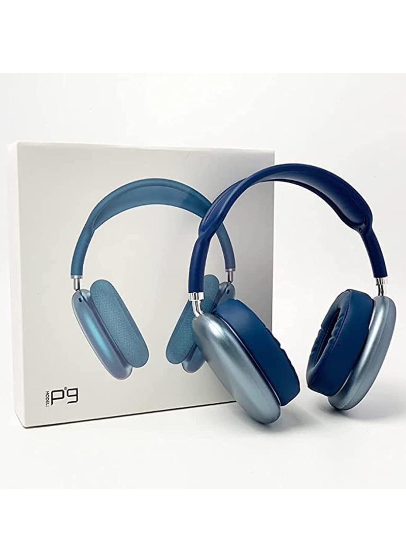 Generic - Wireless Bluetooth Headset P9 - Blue - Image 1