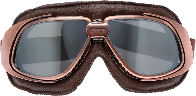 MUXSAM Motorcycle Goggles Vintage Anti Fog Pilot Glasses Dustproof ATV Off Road - Image 1