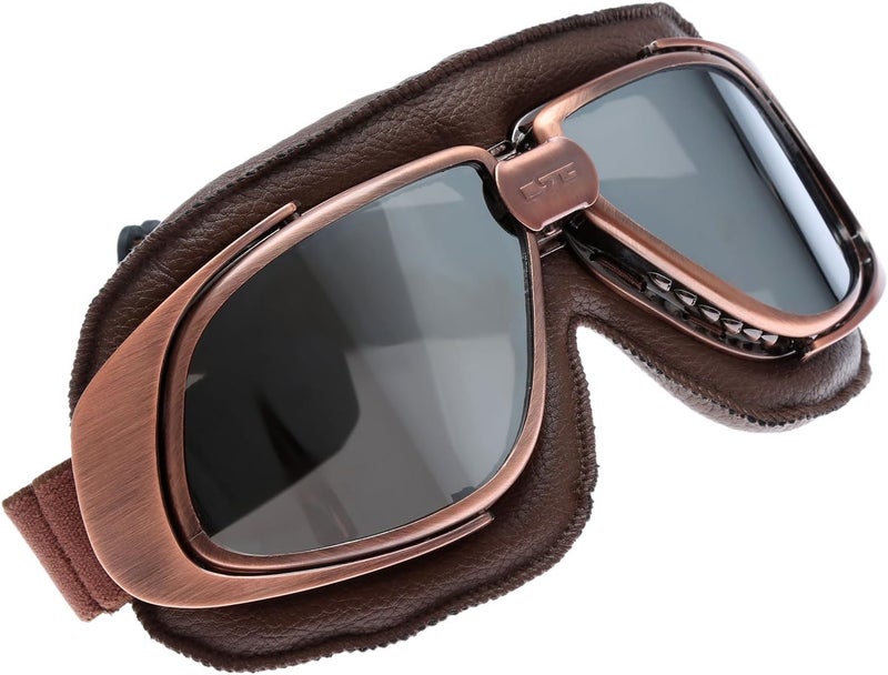 MUXSAM Motorcycle Goggles Vintage Anti Fog Pilot Glasses Dustproof ATV Off Road - Image 3