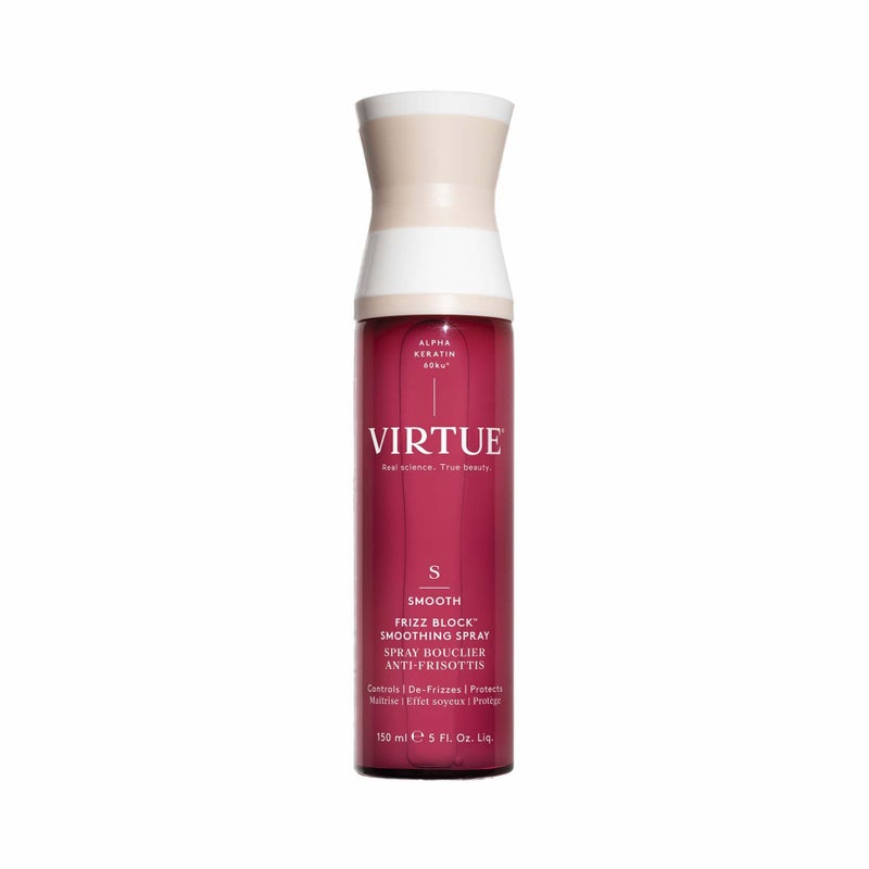 VIRTUE Frizz Block Smoothing Spray, Frizz Control Hair Treatment, Protects from Heat and Humidity, Color Safe, 5 Fl Oz - Image 1
