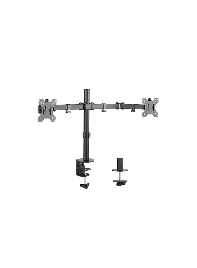 Hamood DUAL-MONITOR STEEL ARTICULATING MONITOR MOUNT For most 13”-32” monitors - Image 1