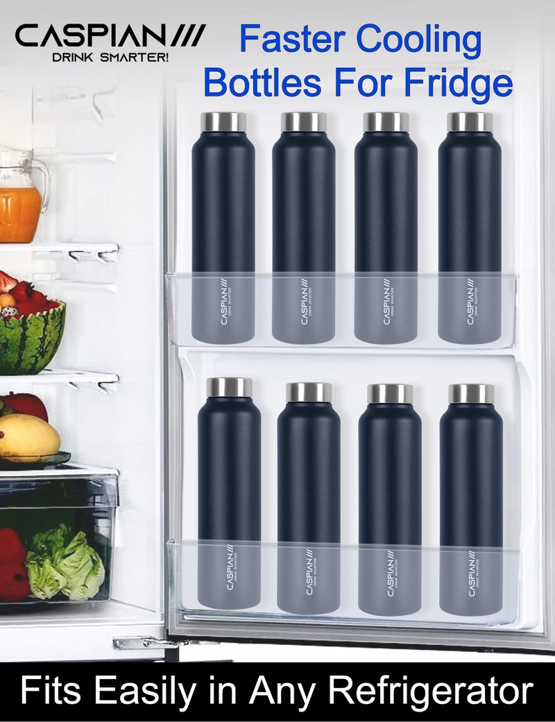 CASPIAN /// Astra ISI Certified Stainless Steel Water Bottle 1ltr. (Multicolor, 1 Litre, Set of 3) |Leak Proof Thunder for Fridge Home Office Travel School Kids Boys Girls Adults Sports Gym |BPA Free - Image 5