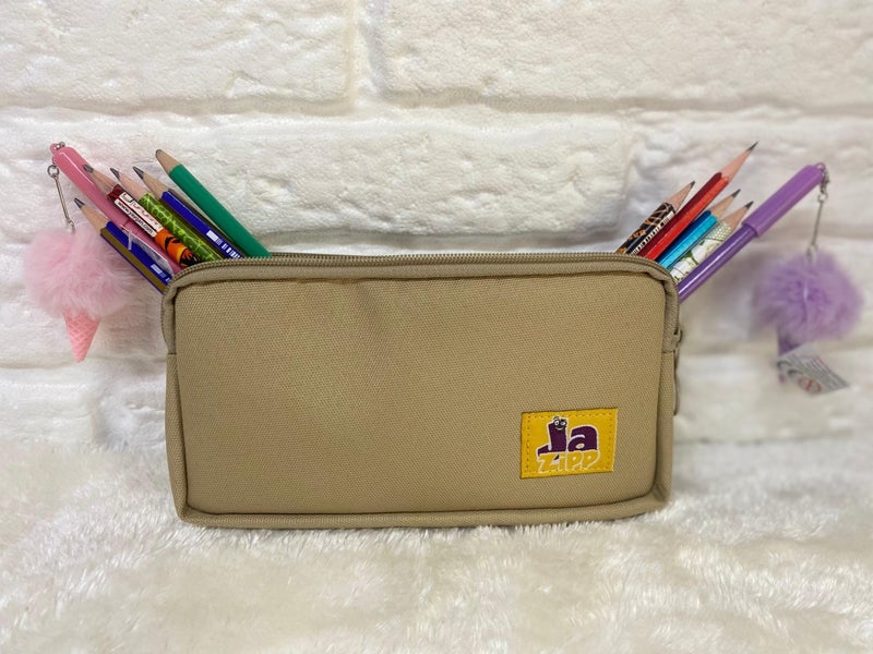 Jazipp Premium Double Compartment Pencil Case Pencil Bag Pencil Holder 22X12X4CM - Image 1