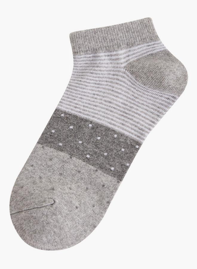 Flora Bella By Shoexpress Pack of 5 Ankle Length Cotton Socks - Image 2