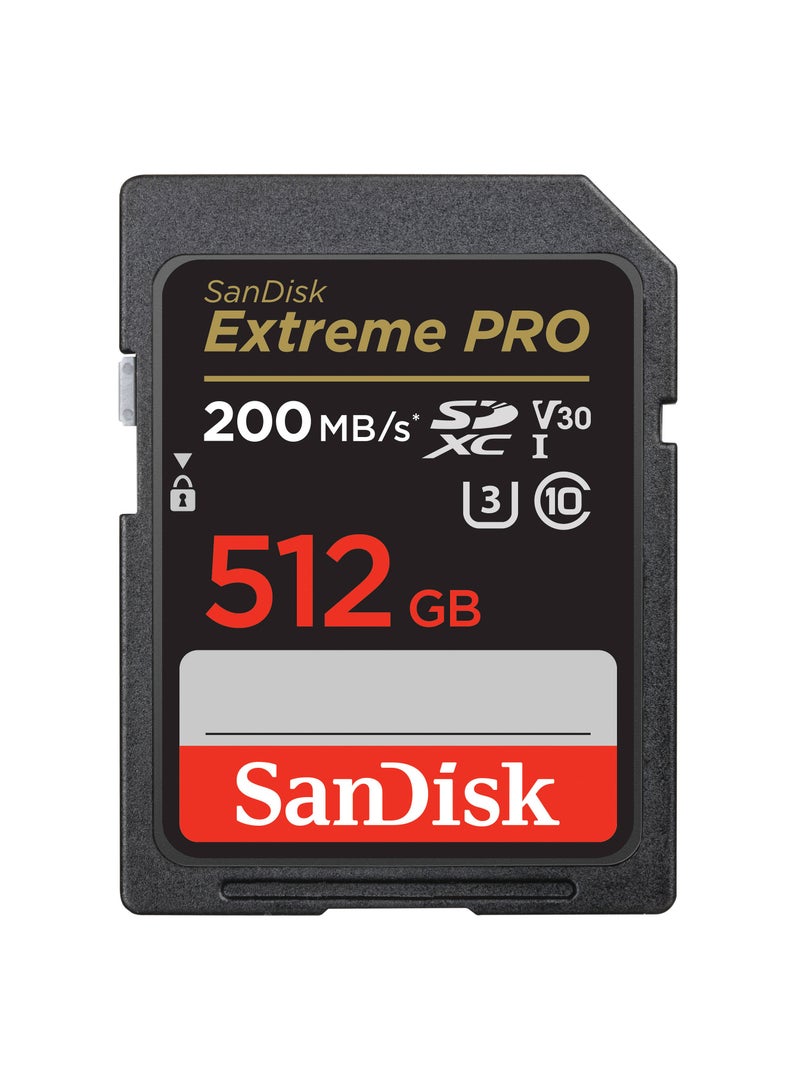 SanDisk 512GB Extreme PRO UHS-I SDXC Memory Card - Image 1