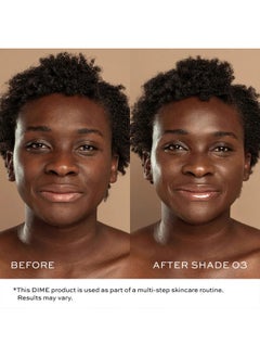 DIME Beauty Tinted Glow Wonderscreen Spf 30, Mineral Sunscreen For Face With 19% Zinc Oxide, Tinted Moisturizer With Spf, 50 G (Shade 03)  - Image 2