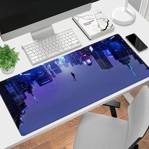 Mechanical Cattle Anime Desk Mat XXL Gaming Mouse Pad, Extended Keyboard Mat, Full Desk Accessories, 31.5"x15.75" - Image 2