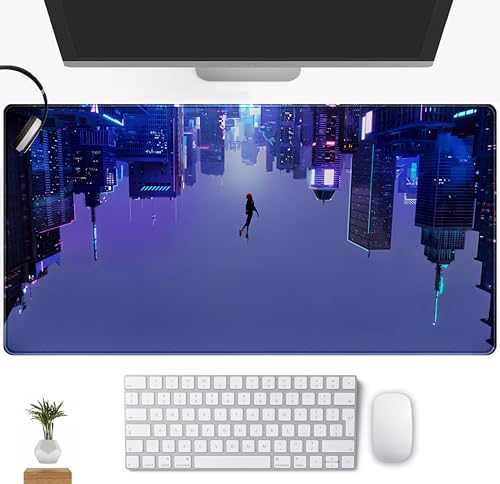 Mechanical Cattle Anime Desk Mat XXL Gaming Mouse Pad, Extended Keyboard Mat, Full Desk Accessories, 31.5"x15.75" - Image 1